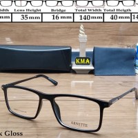 Frame kacamata minus ARNETTE frame minus kotak classic retro vintage