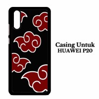 Casing Kesing HUAWEI P20 Naruto Akatsuki Cloud Emblem Custom Hard Case