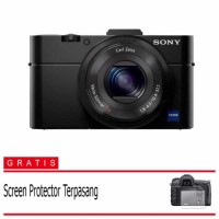 Sony Kamera Cyber-shot RX100 Mark III - Hitam Free Screenguard 1a