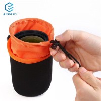 EGY Kantong Pouch Penutup Pelindung Lensa Kamera DSLR Canon Sony Nik