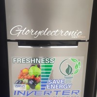 Kulkas Aqua 2 Pintu AQR-315R AQR 315R 315 R SIlver 290 LITER INVERTER