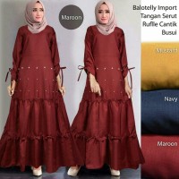 KD- Mutia Maxi( 3 WARNA)/Gamis Mutiara/Maxy Hijab Syari