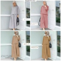 Busana baju dress syari gamis Muslimah Wanita Dewasa Terbaru TS127