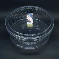 Kandang/ Enclosure (Bulat Lebar) untuk Tarantula, gecko, reptile, dll.