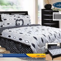 Gratis Ongkir Bed Cover Set California / My Love King 180 X 200 /