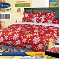 Gratis Ongkir Bed Cover Set California / My Love King 180 X 200 /