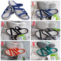 Sandal Crocs Wanita / crocs Swiftwater / Crocs Original / Flat Sandal