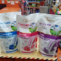 PCH500ML - GOAT MILK VIENNA REFFIL 500ML WHITE SPA / SABUN MANDI CAIR