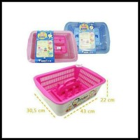 Puku Nursery Container Rak Perlengkapan Bayi Botol - Pink