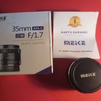 Lensa fix manual mirrorless Fujifilm Meike 35mm f1.7
