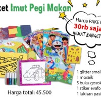 Paket imut Pegi Makan. Mainan edukasi aktivitas anak isi waktu belajar