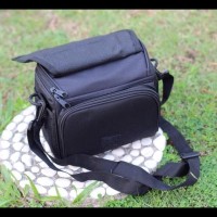 Tas Kamera Mirrorless Kotak Canon Nikon Sony Camera Handycam + Tali