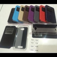 Flip Cover Andromax A Smartfren Leather Case .