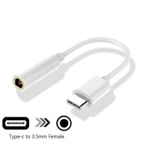 USB Type C to 3.5mm Headphone Audio Jack Adapter Kabel Cable