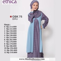 gamis anak by Ethica OSK 75 biru size no.4