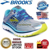 Sepatu Running Brooks Glycerin 14 120217-1B151 Silver Blue Original
