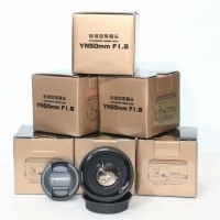 lensa fix yongnuo YN50mm f1.8 for canon kamera camera murah