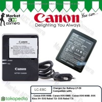Charger Canon LC-E8C for LP-E8 (EOS 550D, 600D, 65 kamera camera murah