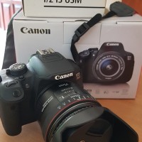 Jual Kamera Canon 700D dan Lensa Canon Fix EF 35mm f2 IS USM