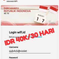 VOUCHER WIFI ID @wifi.id bulanan