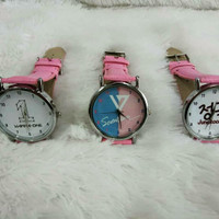 Jam Tangan Kalep Ring Silver Kpop WANNA ONE BTS SEVENTEEN