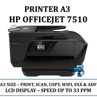 Printer HP Officejet 7510 - A3 (New) Wide Format - G3J47A - Original