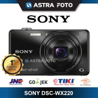 SONY CYBERSHOT DSC-WX220 KAMERA POCKET GARANSI RESMI 1 TAHUN