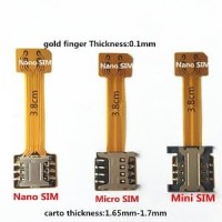 Hybrid Dual Sim Extension - Nano Mini Card Adapter MicroSD Con