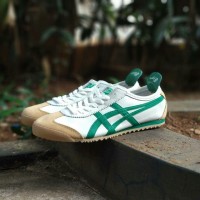Sepatu Asics Onitsuka Tiger Mexico 66 White green Brown
