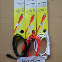 Kabel Data Charger INVIGO Lightning Iphone 5 6 7 8 X + Fast Charging