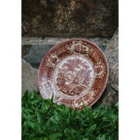 Piring Jadul Motif Klasik Antik Jadul