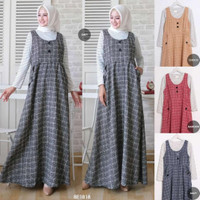 SET OUTER MUSKA FIT TO L SETELAN GAMIS BAJU WANITA REALPICT GAMIS ORI
