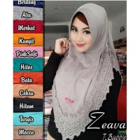 FASHION MUSLIM JILBAB INSTAN LIDYA KEKINIAN BAHAN JERSEY EMBOSS