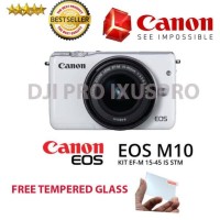 Canon Eos M10 Kit 15-45Mm Original - Kamera Mirrorless Canon + Lensa