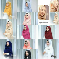 KIMAR JILBAB INSTAN SEGIEMPAT HIJAB STYLE HIJAB MODIS JILBAB NISA SBYN