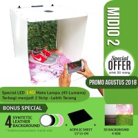 Jual MagicBox Midio 2 Portable Mini Photo Studio Light Box 50x50x45cm Murah