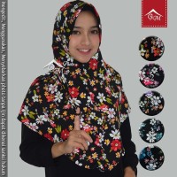 Jual JILBAB LANGSUNG INSTAN SYRIA BERGO SERUT TALI AMANDA MOTIF JERSEY Murah