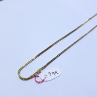 Kalung emas kuning 70% berat 7 gram panjang 44cm model victory