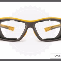 Kacamata Safety Uvex SW07 Yellow Lensa Minus Polycarbonate Photochro