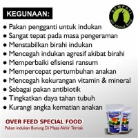 OVER FEED PAKAN KHUSUS INDUKAN BURUNG LOVEBIRD