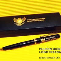 Pulpen mewah logo istana gratis tambah nama bukan parker montblanc