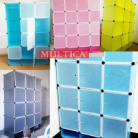 Promo Multica Lemari Baju Dandelion Motif Tempat Rak Baju Buku Sepatu
