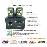 Speaker Fleco Kabel Aux Bluetooth Flashdisk Micro SD F2101 Denpasar