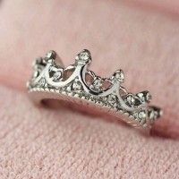 FAMSHIN Cincin Model Korea Bentuk Mahkota Raja