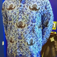 Seragam Kemeja Hem Katun Pria Batik KORPRI PGRI Dinas PNS Panjang