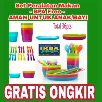 Jual Set Lengkap Perlengkapan Makan Anak BPA Free Aman utk bayi IKEA KALAS Murah