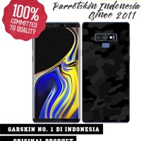Garskin Samsung Note 9 blac camo style case bisa custom type lain