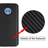 Motorola Moto G6 Plus Carbon Soft Back Case Cover Casing Motif Karbon