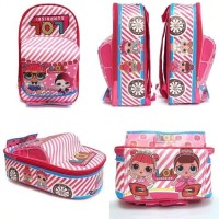 jam tangan TERMURAH ! TAS RANSEL SEKOLAH ANAK PAUD / TK MOBIL LOL POL