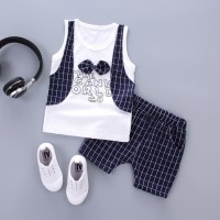 Baju Pakaian Fashion Anak Bayi Cowok Laki Laki Kaos Setelan Motif